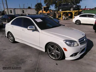 2009 Mercedes-Benz C-Class 3.0L Sport with VIN WDDGF54X09F211491, listed as a IAAI auction lot 41394550 with 160,835 mi miles. Bid and sale history available at carsss.com. Image 1.