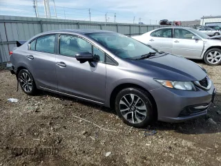 2014 Honda Civic EX with VIN 19XFB2F87EE062197, listed as a Copart auction lot 49826345 with 240,204 mi miles and Salvage Title. Bid and sale history available at carsss.com. Image 4.