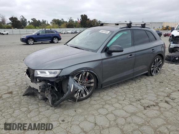 2020 Audi SQ5 Premium Plus with VIN WA1B4AFY0L2068513, listed as a Copart auction lot 54451455 with 37,871 mi miles and Salvage Title. Bid and sale history available at DreamBid. Image 1.