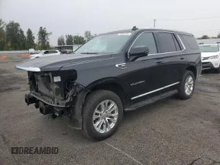 2023 GMC Yukon SLT with VIN 1GKS2BKD3PR498896, listed as a Copart auction lot 76389184 with 13,253 mi miles and Salvage Title. Bid and sale history available at carsss.com. Image 1.