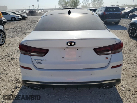 2019 Kia Optima LX with VIN 5XXGT4L38KG373727, listed as a Copart auction lot 48548435 with 103,040 mi miles and Salvage title. Bid and sale history available at DreamBid. Image 6.