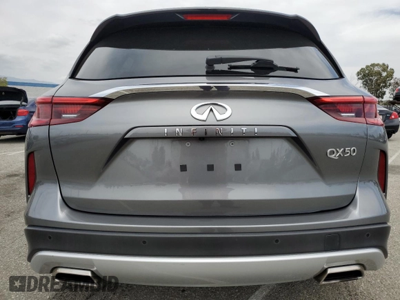 2020 Infiniti QX50 Luxe with VIN 3PCAJ5M16LF107867, listed as a Copart auction lot 56687275 with 67,957 mi miles and Salvage title. Bid and sale history available at DreamBid. Image 6.