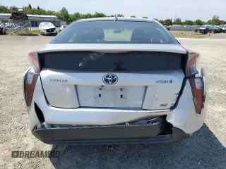2016 Toyota Prius Four with VIN JTDKARFUXG3020687, listed as a Copart auction lot 54978585 with 102,598 mi miles and Salvage Title. Bid and sale history available at carsss.com. Image 6.