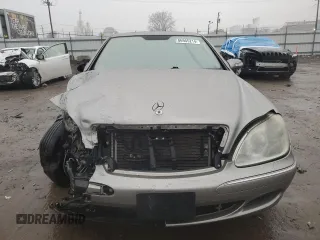 2005 Mercedes-Benz S-Class 4.3L with VIN WDBNG83JX5A455457, listed as a Copart auction lot 86955214 with 0 mi miles and Salvage Title. Bid and sale history available at carsss.com. Image 5.