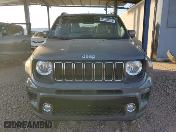 2020 Jeep Renegade Latitude с VIN ZACNJABB6LPM03354, выставлен на аукционе Copart как лот 85270054 с пробегом Не указан миль и Списание • Salvage title. История ставок и продаж доступна на DreamBid. Изображение 5.