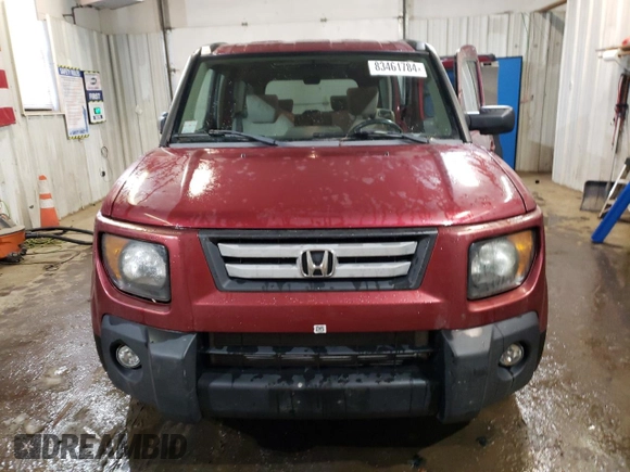2007 Honda Element EX with VIN 5J6YH27797L011074, listed as a Copart auction lot 83461784 with 185,851 mi miles and Clean Title. Bid and sale history available at DreamBid. Image 5.