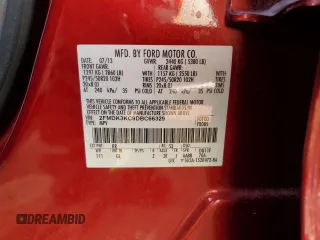 2013 Ford Edge Limited with VIN 2FMDK3KC9DBC66329, listed as a Copart auction lot 73643993 with 106,313 mi miles and Clean Title. Bid and sale history available at carsss.com. Image 12.