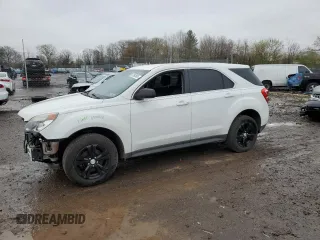 2016 Chevrolet Equinox LS with VIN 2GNALBEK9G1128731, listed as a Copart auction lot 51890585 with 93,980 mi miles and Salvage Title. Bid and sale history available at carsss.com. Image 1.