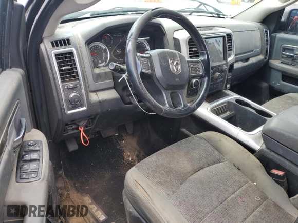 2017 Ram 1500 Big Horn with VIN 3C6RR7LT3HG784801, listed as a Copart auction lot 61175635 with 68,219 mi miles and Salvage title. Bid and sale history available at DreamBid. Image 8.