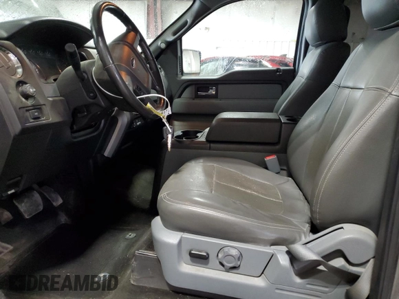 2012 Ford F-150 XL with VIN 1FTFW1EF8CFC66895, listed as a Copart auction lot 53813305 with 97,730 mi miles and Salvage Title. Bid and sale history available at carsss.com. Image 7.