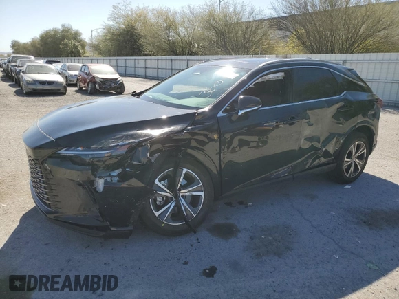 2023 Lexus RX with VIN 2T2BAMCA8PC026925, listed as a Copart auction lot 50385224 with 14,316 mi miles. Bid and sale history available at carsss.com. Image 1.