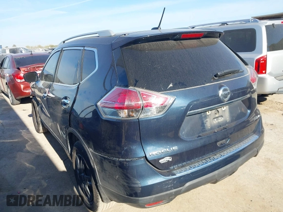 2016 Nissan Rogue SL with VIN 5N1AT2MV4GC893887, listed as a IAAI auction lot 40992682 with 186,792 mi miles and . Bid and sale history available at DreamBid. Image 3.
