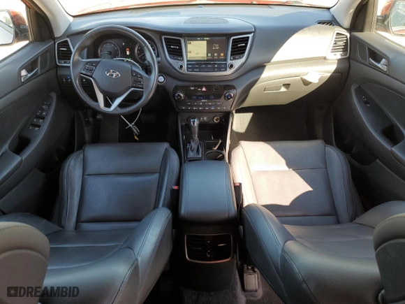 2016 Hyundai Tucson Limited with VIN KM8J33A21GU213356, listed as a Copart auction lot 43653615 with 95,458 mi miles and Clean Title. Bid and sale history available at carsss.com. Image 8.