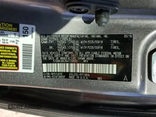2016 Toyota Sienna Ltd with VIN 5TDDK3DC9GS139990, listed as a Copart auction lot 49507805 with 171,047 mi miles and Salvage Title. Bid and sale history available at carsss.com. Image 13.