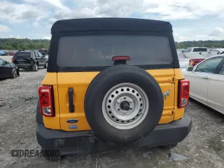 2022 Ford Bronco with VIN 1FMDE5BHXNLB40934, listed as a Copart auction lot 70828274 with 69,791 mi miles and Salvage Title. Bid and sale history available at carsss.com. Image 6.