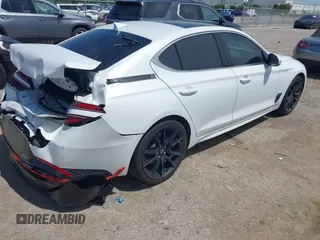 2022 Genesis G70 2.0T with VIN KMTG34TA5NU103935, listed as a IAAI auction lot 42325277 with 30,142 mi miles and . Bid and sale history available at DreamBid. Image 4.