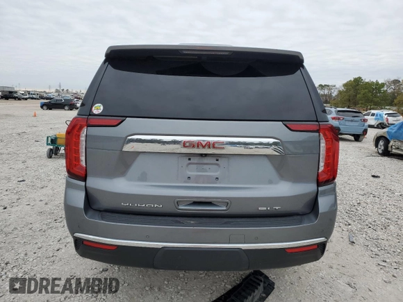 2022 GMC Yukon XL SLT with VIN 1GKS1GKD5NR280116, listed as a Copart auction lot 41790045 with 64,518 mi miles and Salvage Title. Bid and sale history available at carsss.com. Image 6.