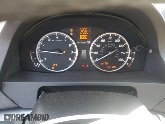 2018 Acura RDX Technology with VIN 5J8TB4H58JL010369, listed as a Copart auction lot 52110235 with 54,168 mi miles and Salvage Title. Bid and sale history available at DreamBid. Image 9.