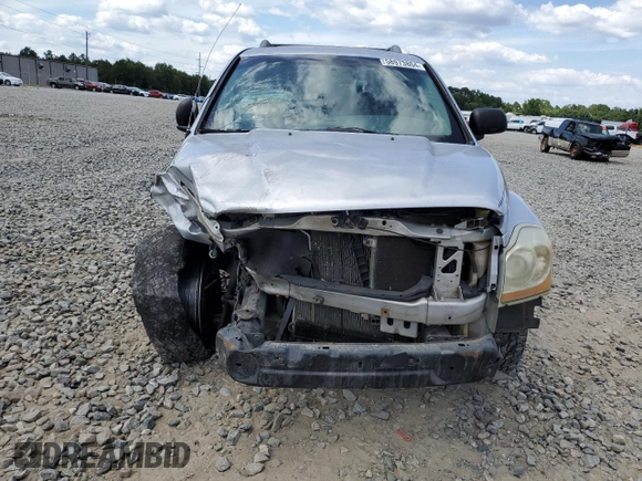 2004 Dodge Durango Limited with VIN 1D4HD58D94F154997, listed as a Copart auction lot 58973804 with 208,595 mi miles and Salvage title. Bid and sale history available at DreamBid. Image 5.