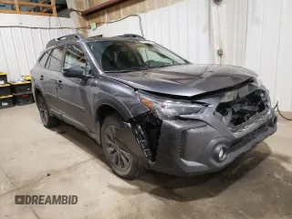2025 Subaru Outback Onyx Edition with VIN 4S4BTALC7S3119415, listed as a Copart auction lot 43218985 with 2,255 mi miles and Salvage Title. Bid and sale history available at carsss.com. Image 4.