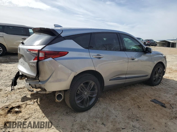 2020 Acura RDX w/A-Spec Pkg with VIN 5J8TC1H62LL008267, listed as a Copart auction lot 45682745 with 99,995 mi miles and Salvage title. Bid and sale history available at DreamBid. Image 3.