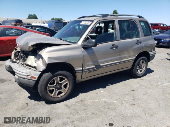 2002 Chevrolet Tracker z VIN 2CNBJ13C026951435, wystawiony jako Copart lot #57782784 z przebiegiem 132 279 mil mil oraz Szkoda całkowita • Salvage title. Historia ofert i sprzedaży dostępna na DreamBid. Obrazek 1.