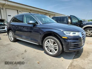 2018 Audi Q5 Premium Plus with VIN WA1BNAFY0J2173269, listed as a Copart auction lot 59921775 with 56,117 mi miles and Salvage title. Bid and sale history available at DreamBid. Image 4.