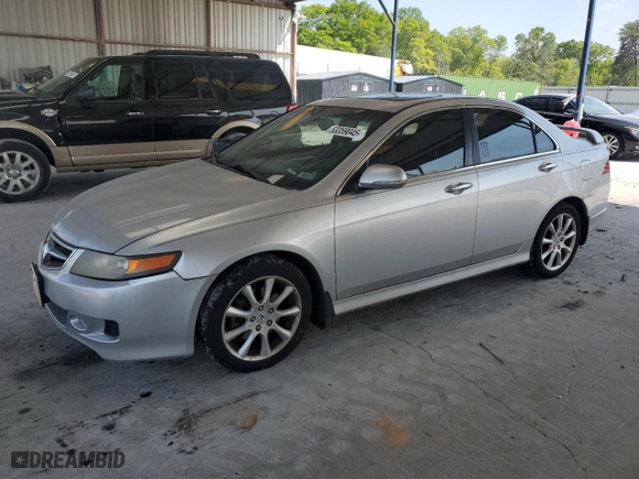 2007 Acura TSX with VIN JH4CL96807C008161, listed as a Copart auction lot 53359045 with 183,953 mi miles and Clean Title. Bid and sale history available at carsss.com. Image 1.
