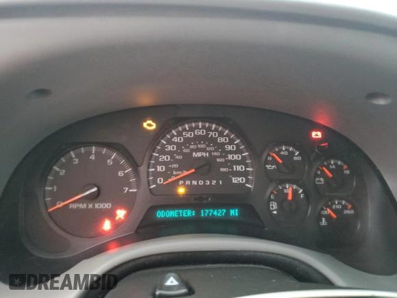 2007 Chevrolet TrailBlazer LT with VIN 1GNES13M872208167, listed as a Copart auction lot 74201644 with 177,427 mi miles and Non Repairable. Bid and sale history available at carsss.com. Image 9.