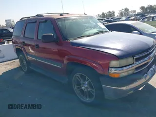 2005 Chevrolet Tahoe LS with VIN 1GNEC13V85R255385, listed as a IAAI auction lot 41644827 with 160,633 mi miles. Bid and sale history available at carsss.com. Image 1.