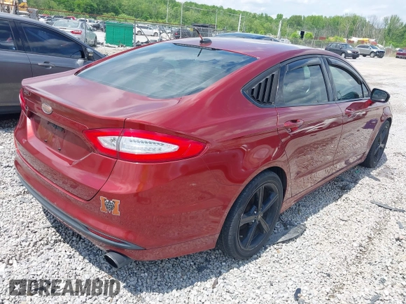 2014 Ford Fusion SE with VIN 3FA6P0HDXER172465, listed as a IAAI auction lot 42116171 with 138,166 mi miles. Bid and sale history available at carsss.com. Image 4.