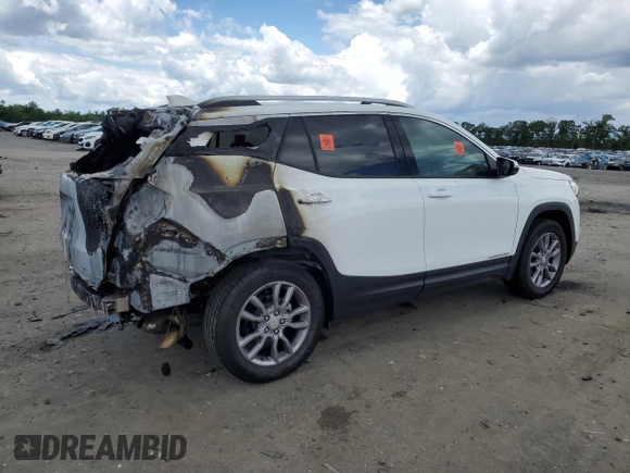 2024 GMC Terrain SLT z VIN 3GKALVEG1RL368545, wystawiony jako Copart lot #58177855 z przebiegiem 21 301 mil mil oraz Szkoda całkowita • Salvage title. Historia ofert i sprzedaży dostępna na DreamBid. Obrazek 3.