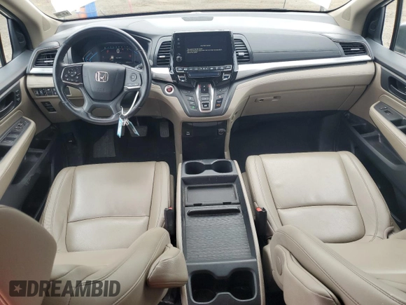 2021 Honda Odyssey EX-L with VIN 5FNRL6H74MB010055, listed as a Copart auction lot 52749245 with 187,646 mi miles and Clean Title. Bid and sale history available at DreamBid. Image 8.