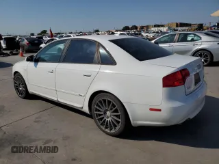 2007 Audi A4 2.0T with VIN WAUBF78E37A022592, listed as a Copart auction lot 75480544 with 122,605 mi miles and Salvage Title. Bid and sale history available at carsss.com. Image 2.
