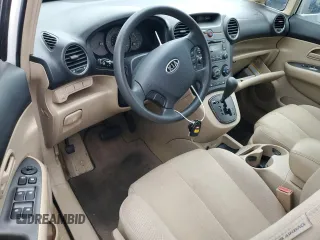 2007 Kia Rondo LX with VIN KNAFG525X77042511, listed as a Copart auction lot 74114254 with 0 mi miles and Salvage Title. Bid and sale history available at carsss.com. Image 8.