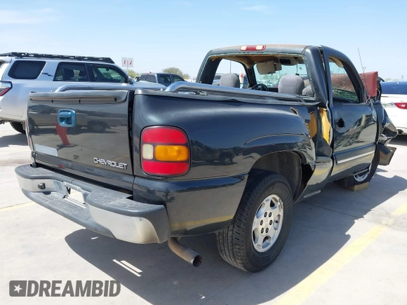 2004 Chevrolet Silverado 1500 LS with VIN 1GCEC14V54Z187746, listed as a IAAI auction lot 41831141 with 1 mi miles. Bid and sale history available at carsss.com. Image 4.