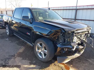 2017 Chevrolet Silverado 1500 LTZ with VIN 3GCUKSEJ2HG286384, listed as a IAAI auction lot 40919828 with 105,537 mi miles. Bid and sale history available at carsss.com. Image 1.
