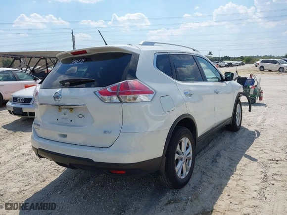 2015 Nissan Rogue SV with VIN KNMAT2MT4FP557506, listed as a IAAI auction lot 41906418 with 69,575 mi miles. Bid and sale history available at carsss.com. Image 4.