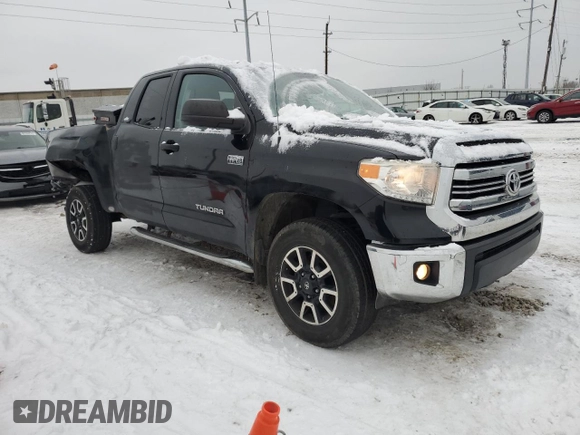 2016 Toyota Tundra 4WD Truck SR with VIN 5TFUW5F16GX518869, listed as a Copart auction lot 88842425 with 130,550 mi miles and Salvage Title. Bid and sale history available at carsss.com. Image 4.