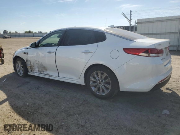 2018 Kia Optima S with VIN 5XXGT4L33JG258886, listed as a Copart auction lot 50762385 with 91,982 mi miles and Salvage title. Bid and sale history available at DreamBid. Image 2.