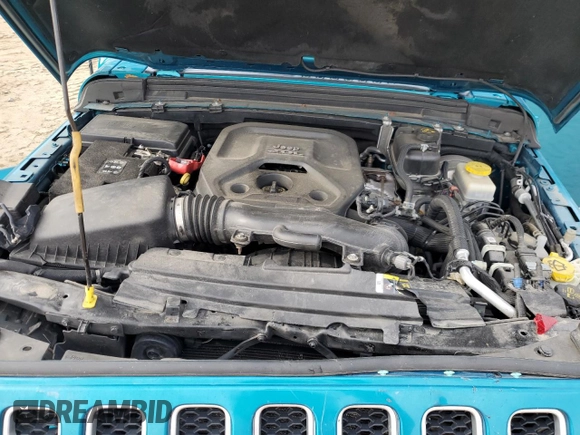2020 Jeep Wrangler Unlimited Sahara with VIN 1C4HJXEN5LW107415, listed as a Copart auction lot 76152244 with 117,840 mi miles and Salvage title. Bid and sale history available at DreamBid. Image 13.