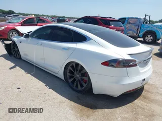 2020 Tesla Model S Performance with VIN 5YJSA1E49LF360655, listed as a IAAI auction lot 42777670 with Not provided miles and . Bid and sale history available at DreamBid. Image 3.
