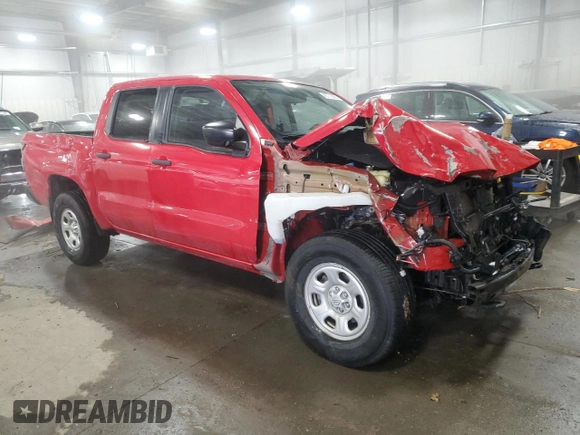 2022 Nissan Frontier S with VIN 1N6ED1EK1NN629963, listed as a Copart auction lot 45776585 with 38,740 mi miles and Salvage Title. Bid and sale history available at carsss.com. Image 4.