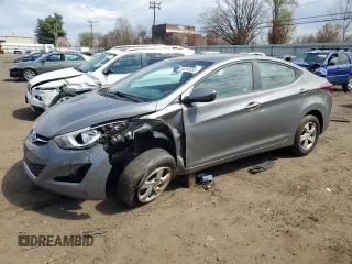 2014 Hyundai Elantra SE with VIN 5NPDH4AE9EH495336, listed as a Copart auction lot 54343835 with 156,603 mi miles and Salvage Title. Bid and sale history available at DreamBid. Image 1.