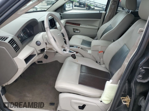 2005 Jeep Grand Cherokee Limited with VIN 1J4HR58N75C629440, listed as a Copart auction lot 58539715 with 146,144 mi miles and Salvage title. Bid and sale history available at DreamBid. Image 7.
