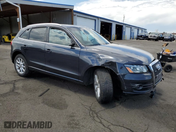 2012 Audi Q5 Premium Plus with VIN WA1LFAFP9CA112682, listed as a Copart auction lot 60702555 with 119,214 mi miles and Salvage title. Bid and sale history available at DreamBid. Image 4.