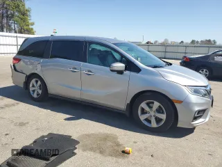 2020 Honda Odyssey EX-L with VIN 5FNRL6H78LB072721, listed as a Copart auction lot 48892095 with 39,634 mi miles and Salvage Title. Bid and sale history available at carsss.com. Image 4.