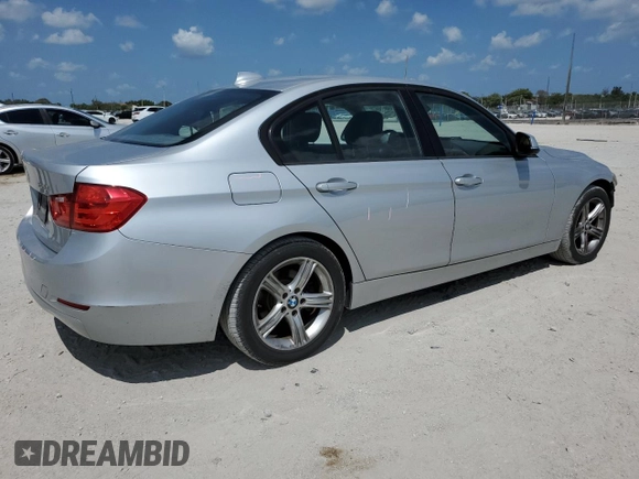 2015 BMW 3 Series 320i with VIN WBA3B1G51FNT64659, listed as a Copart auction lot 51007935 with 99,495 mi miles and Salvage Title. Bid and sale history available at carsss.com. Image 3.