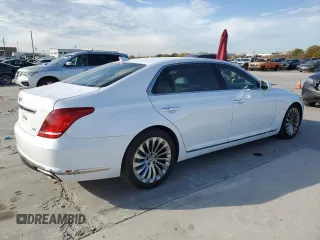 2019 Genesis G90 z VIN KMTF54JH3KU054168, wystawiony jako Copart lot #83710824 z przebiegiem 39 347 mil mil oraz Szkoda całkowita • Salvage title. Historia ofert i sprzedaży dostępna na DreamBid. Obrazek 3.