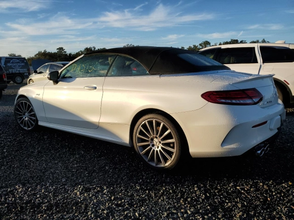 2019 Mercedes-Benz C 43 AMG with VIN WDDWK6EB3KF799425, listed as a Copart auction lot 77423024 with 15,130 mi miles and Non repairable. Bid and sale history available at DreamBid. Image 2.